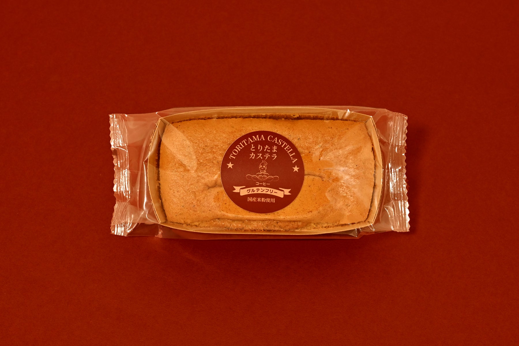 コーヒー味の米粉カステラ