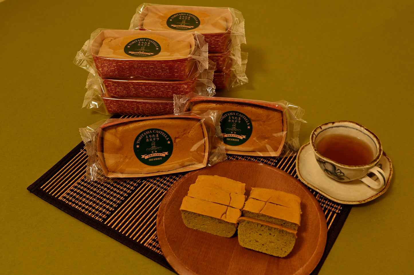 とりたまカステラ(米粉カステラ / グルテンフリー / 無添加 / バター・マーガリン・ショートニング不使用)